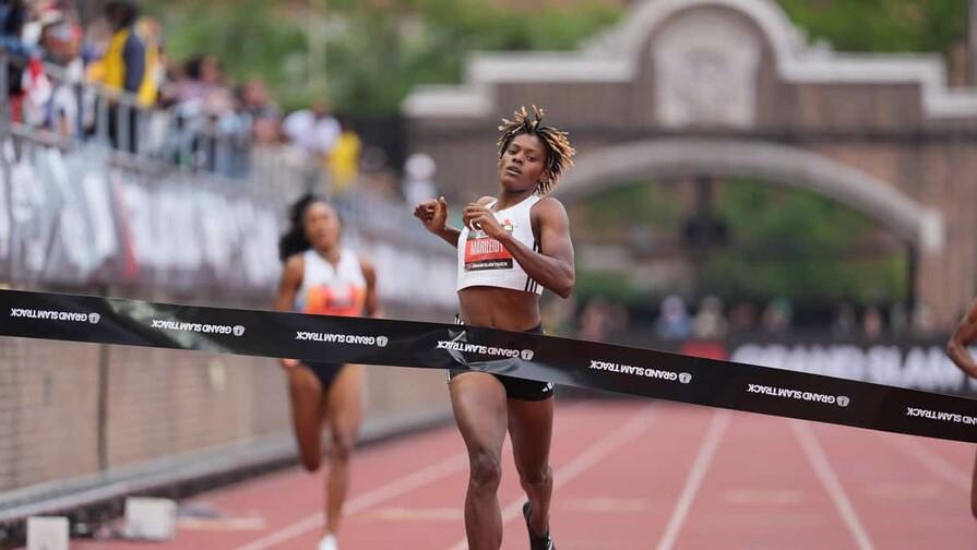 Marileidy Paulino impone su dominio en París con la mejor marca mundial del año