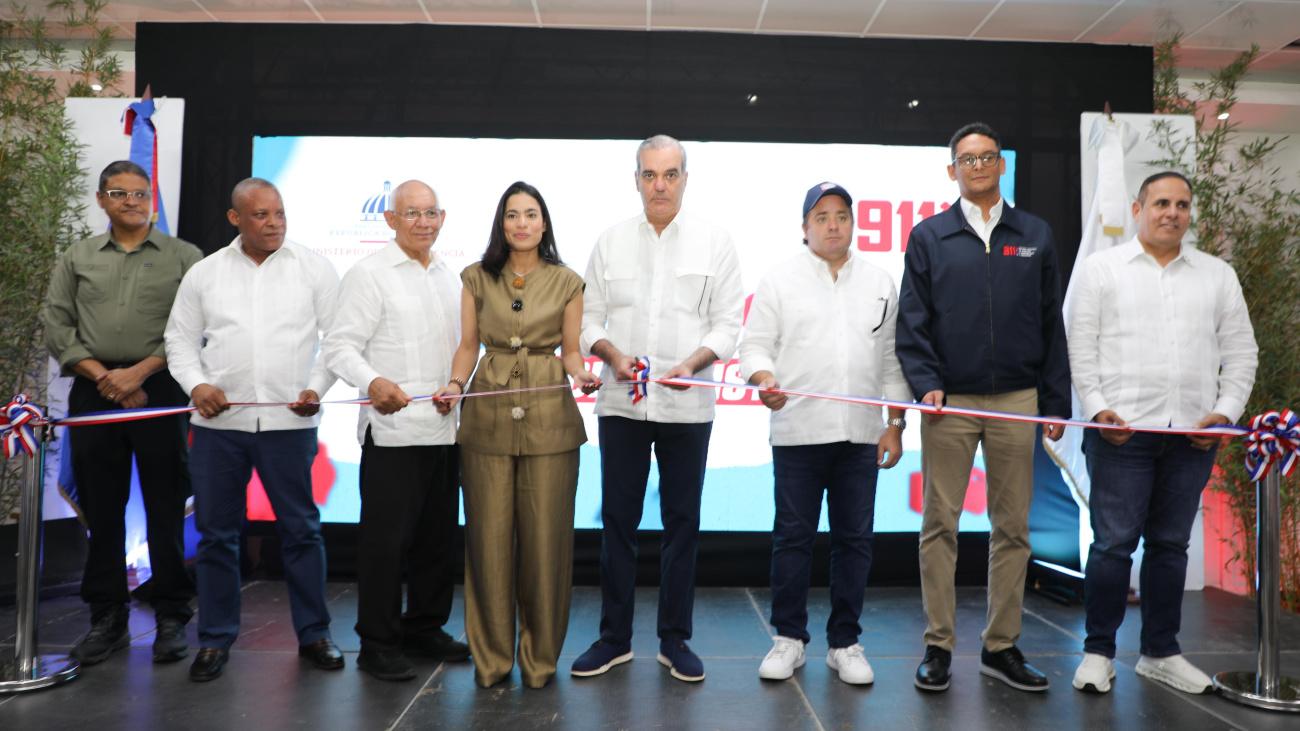 Abinader inaugura el Sistema 911 en Montecristi y amplía la cobertura nacional al 94.64 %