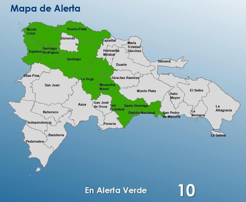 Lluvias disminuirán desde este domingo; Indomet retira todas las alertas meteorológicas