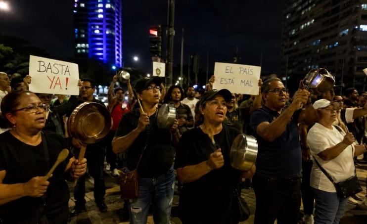 Cacerolazos resuenan en sectores del D.N en protesta por el costo de la vida y otras demandas sociales (Video)