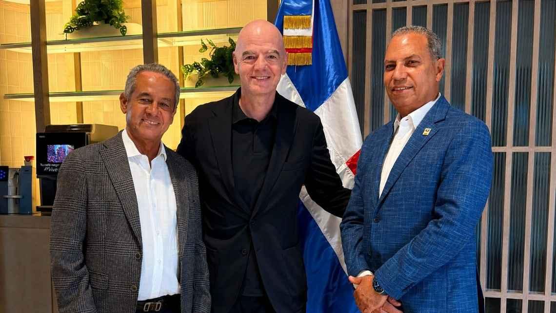 Infantino visita República Dominicana en medio de tensiones con Concacaf por crisis de gobernanza en la FIFA