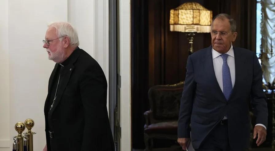 El emisario del Vaticano a Lavrov: «Hablemos claro, la guerra debe terminar»