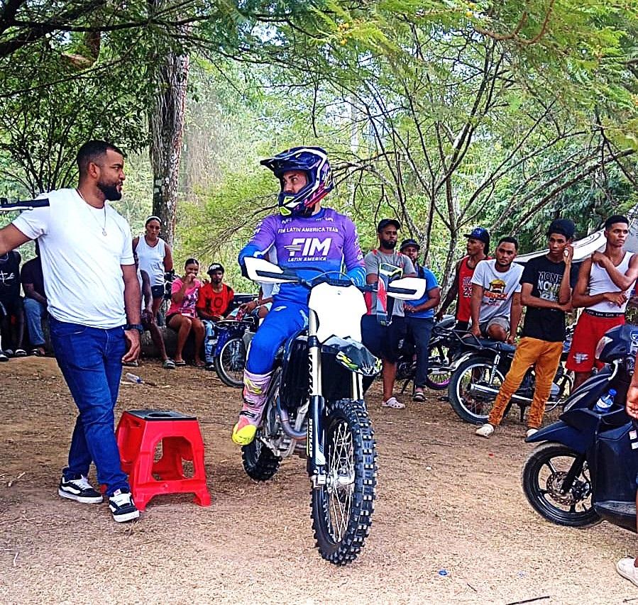 Nogueras Jr genera máxima expectativa para motocross del domingo en El Pino, La Vega