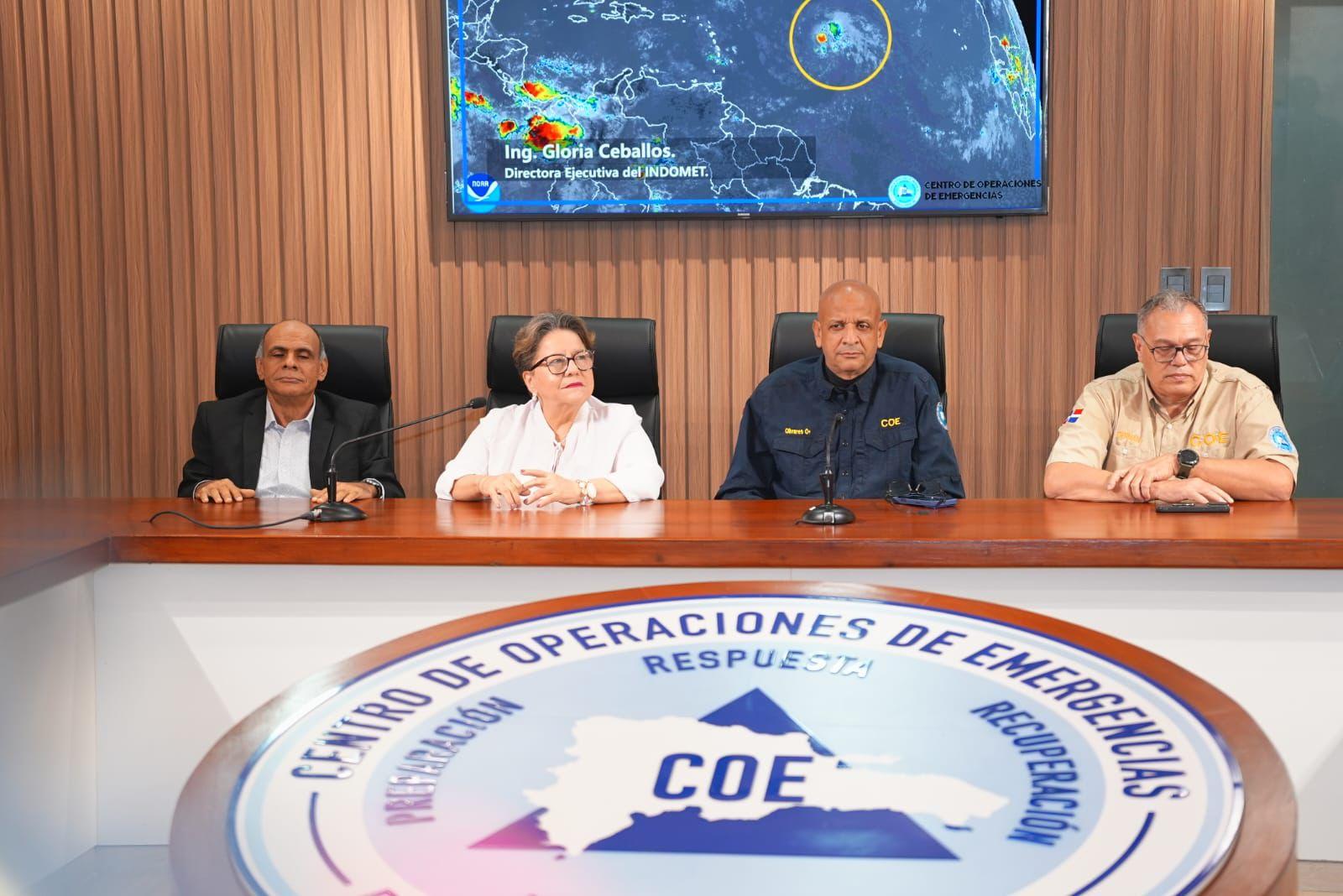 COE activa plan de contingencia ante lluvias asociadas a remanentes de Dolly