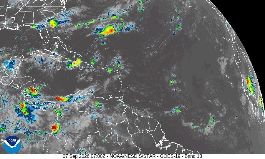 Vaguada provoca aguaceros y tormentas eléctricas en varias provincias