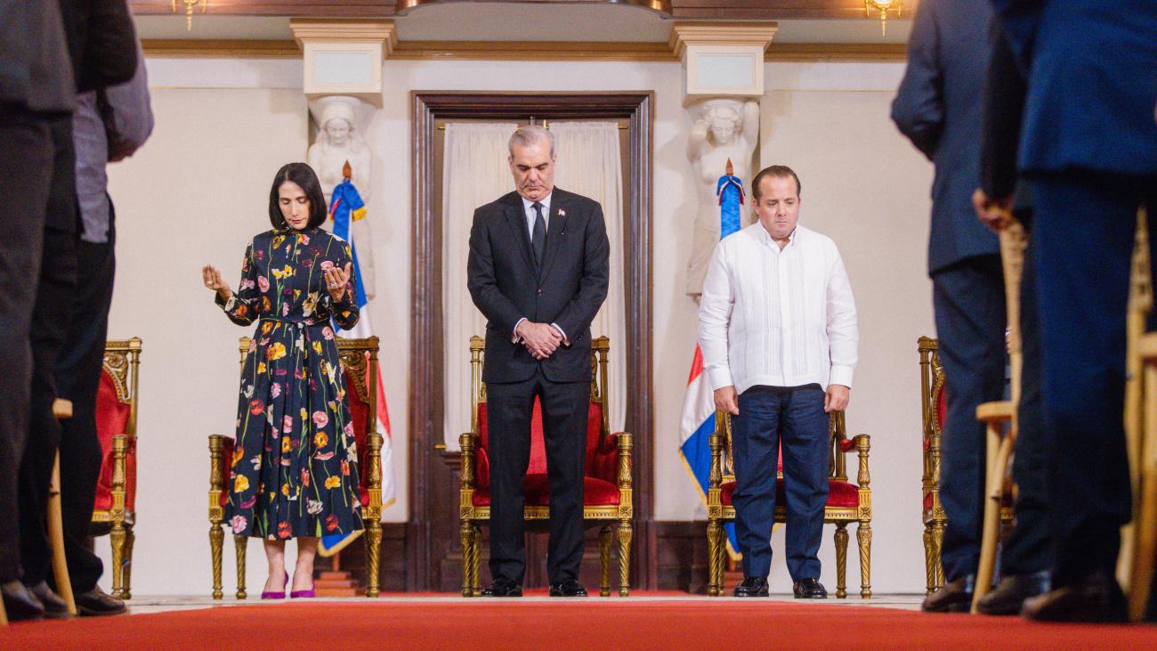 Abinader encabeza jornada nacional de oración y acción de gracias por República Dominicana