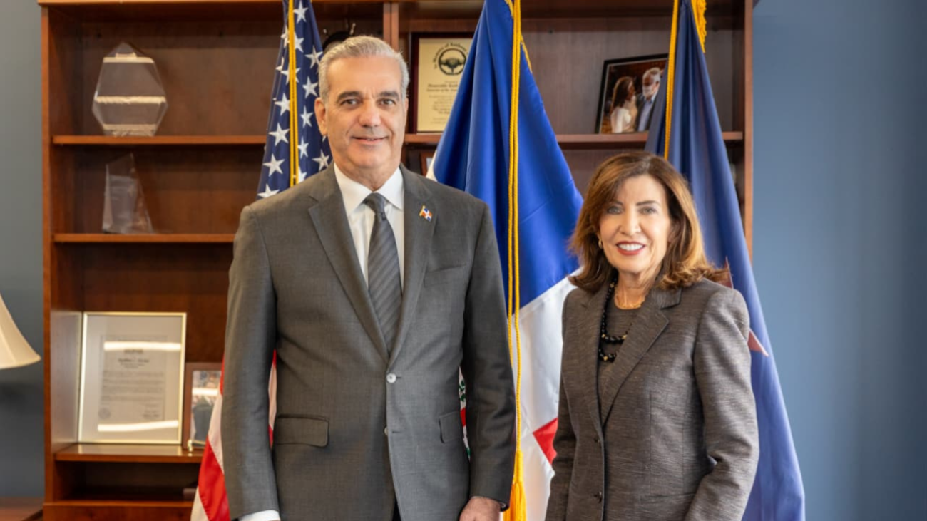 Abinader y gobernadora de Nueva York fortalecen cooperación en seguridad y respuesta a emergencias