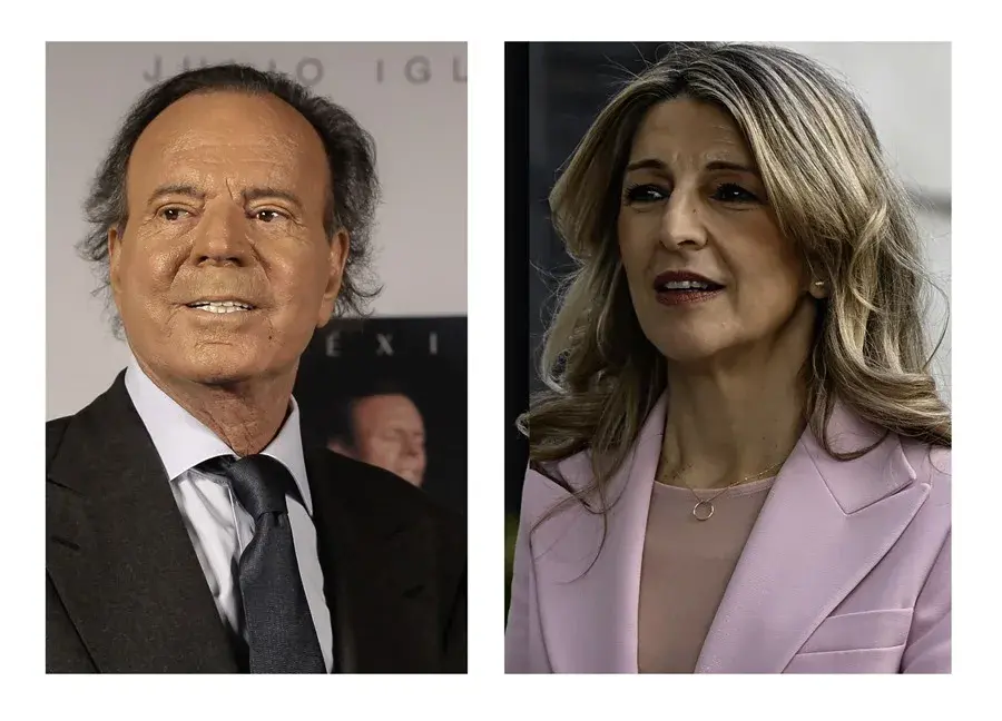El Tribunal Supremo rechaza la demanda de Julio Iglesias contra Yolanda Díaz por falta de competencia