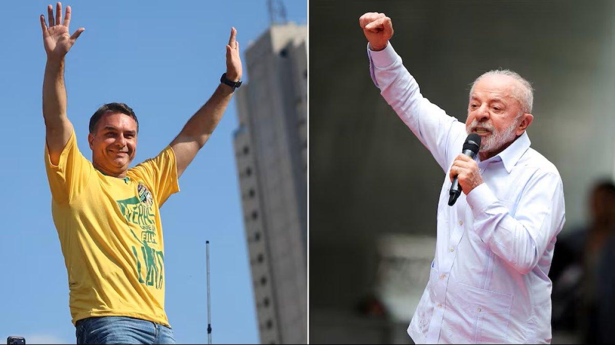 Flávio Bolsonaro y Lula se enfrentarán el 25 de octubre en segunda vuelta; el senador lidera el escrutinio