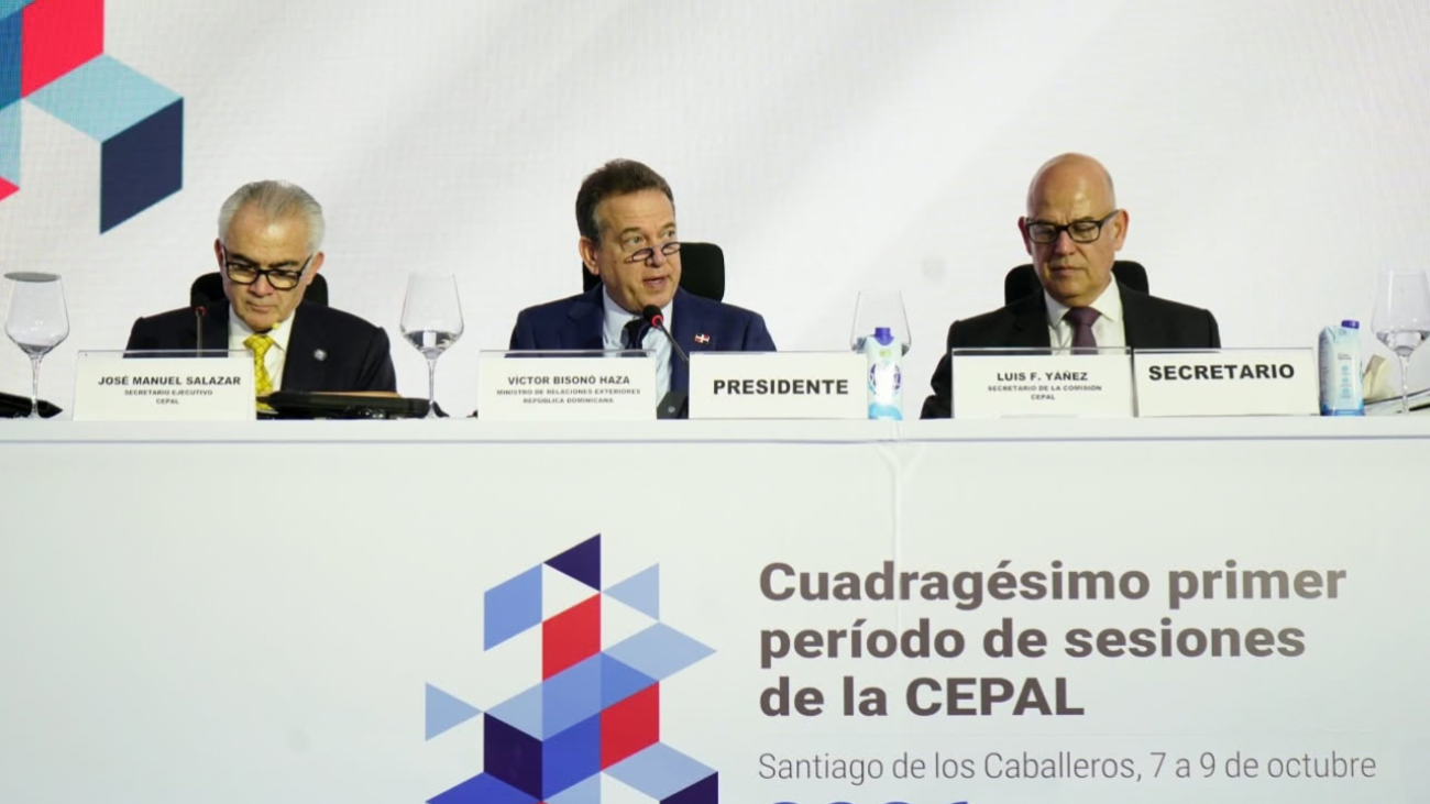 República Dominicana asume presidencia de la Cepal hasta 2028; Bisonó llama a convertir propuestas en resultados