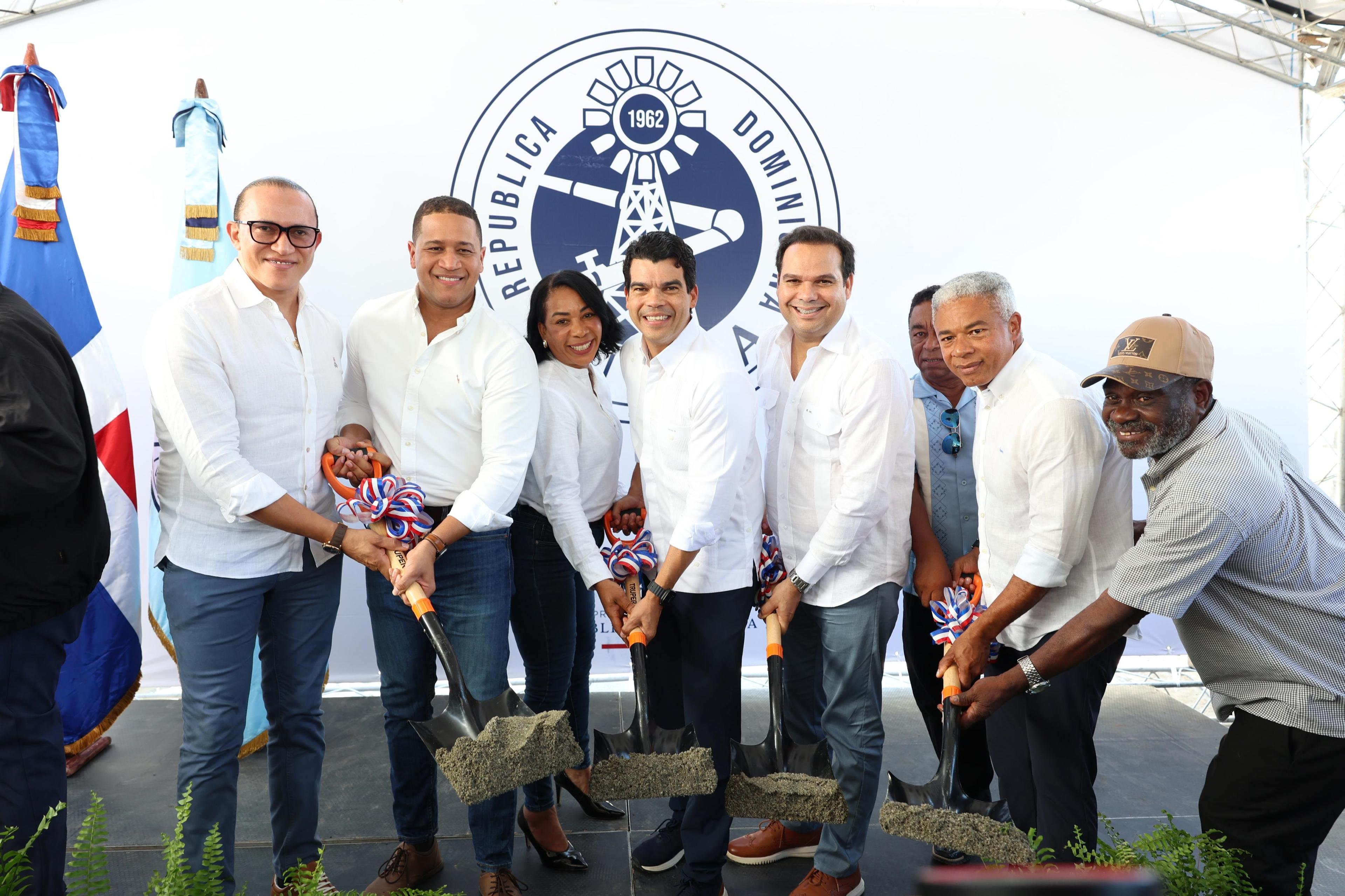 INAPA inicia construcción del alcantarillado sanitario de El Córbano, provincia San Juan