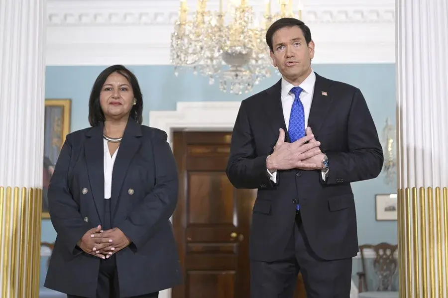 Marco Rubio urge a una reforma electoral en Venezuela al recibir a la opositora Dinorah Figuera