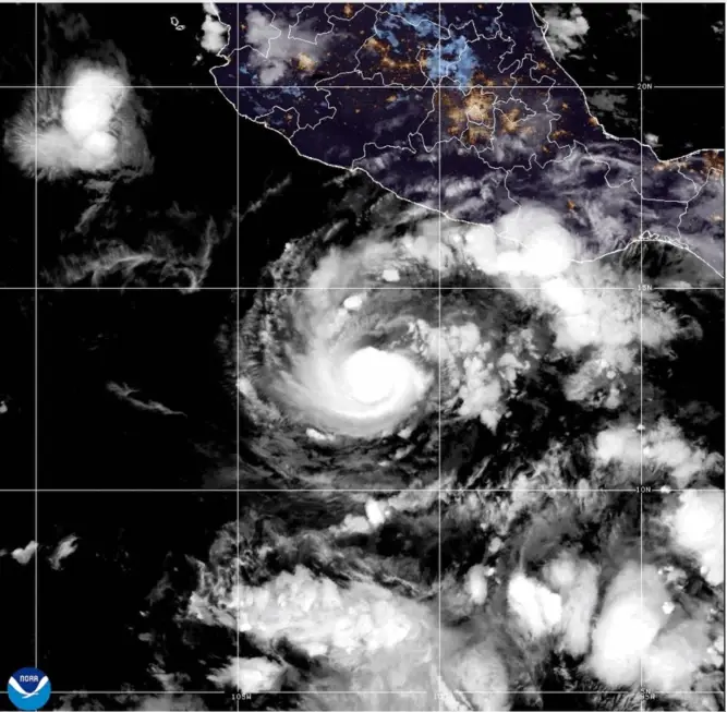 Trudy alcanza categoría 3 y amenaza la costa del Pacífico mexicano con fuertes vientos e inundaciones