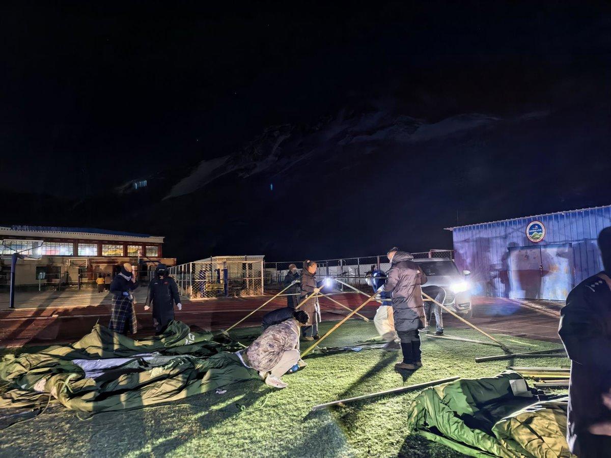 Terremoto en el Tíbet deja 16 muertos, 76 heridos y más de 12,000 evacuados