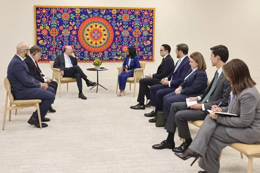 Delcy Rodríguez se reúne con autoridades del Banco Mundial, el FMI y el BID al margen de la Asamblea de la ONU