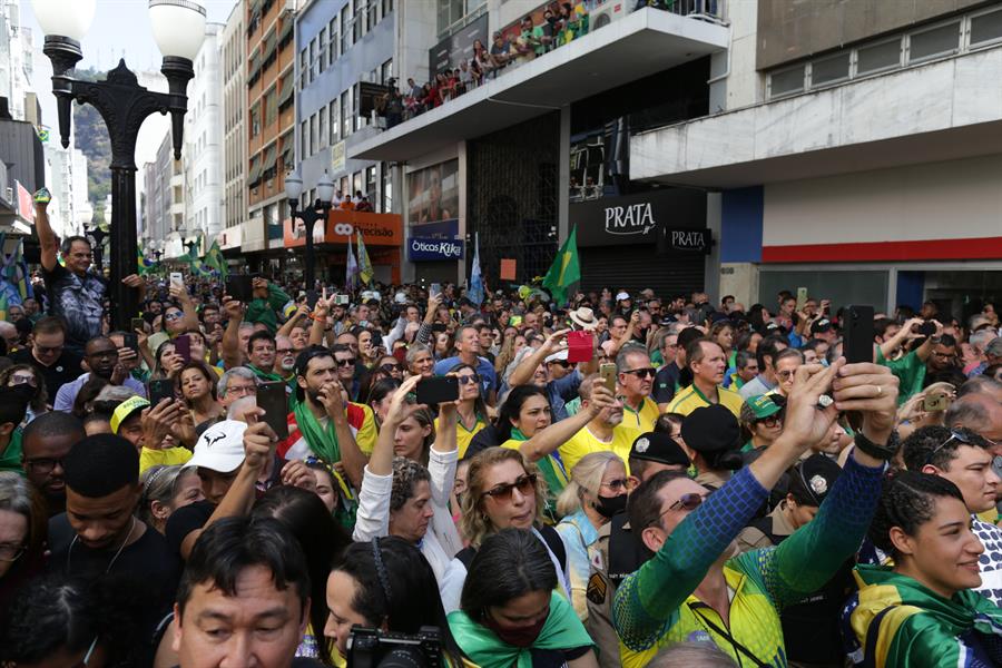 Bolsonaro inicia su campaña por la reelección en la ciudad donde fue apuñalado